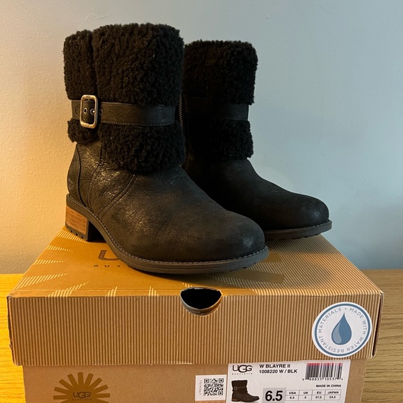 Blayne II Uggs Black 6.5 - Picture 1 of 5